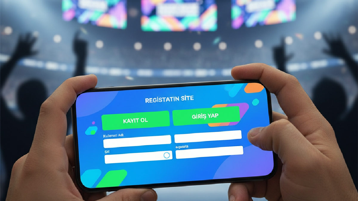 Betroad platformuna mobil cihaz üzerinden kolayca kayıt olma süreci.